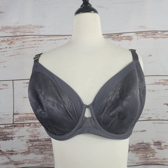 Soma Lightest Lift Perfect Coverage Bra Grey 40DD - Picture 1 of 5